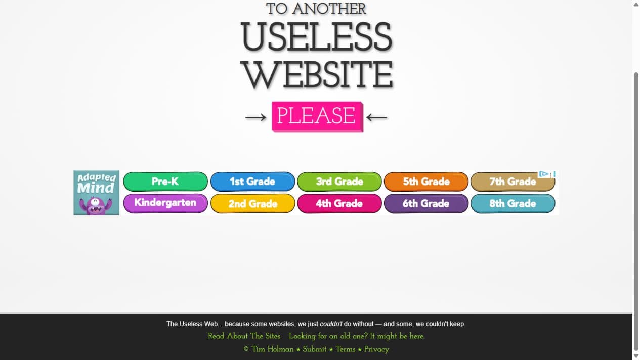 The Useless Web 的随机跳转入口